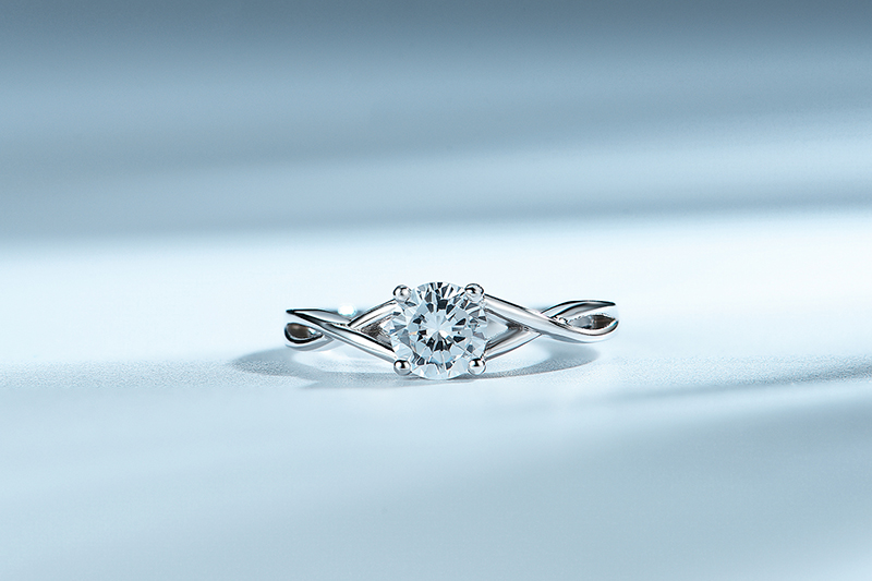 925 Sterling Silver Rings with Clear CZ